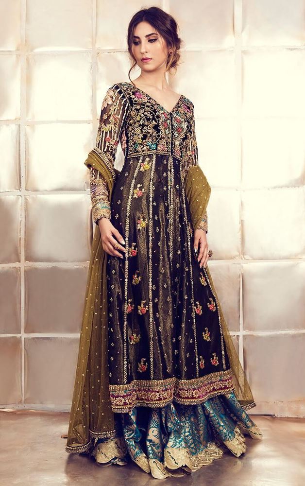 Black lotus anarkali